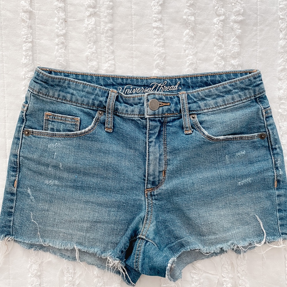 denim shorts